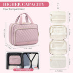 Travel Toiletry Makeup Bag for Women Hanging Toiletry Bag Cosmetic Organizer - Image 6
