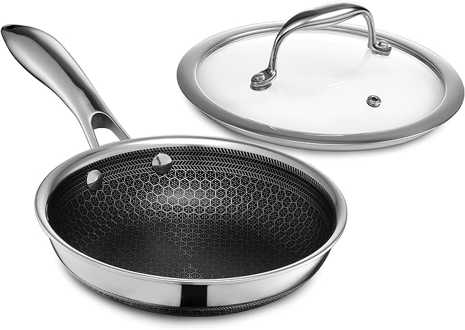 HexClad Hybrid Nonstick 7-Inch Frying Pan by HexCladHybridCookware