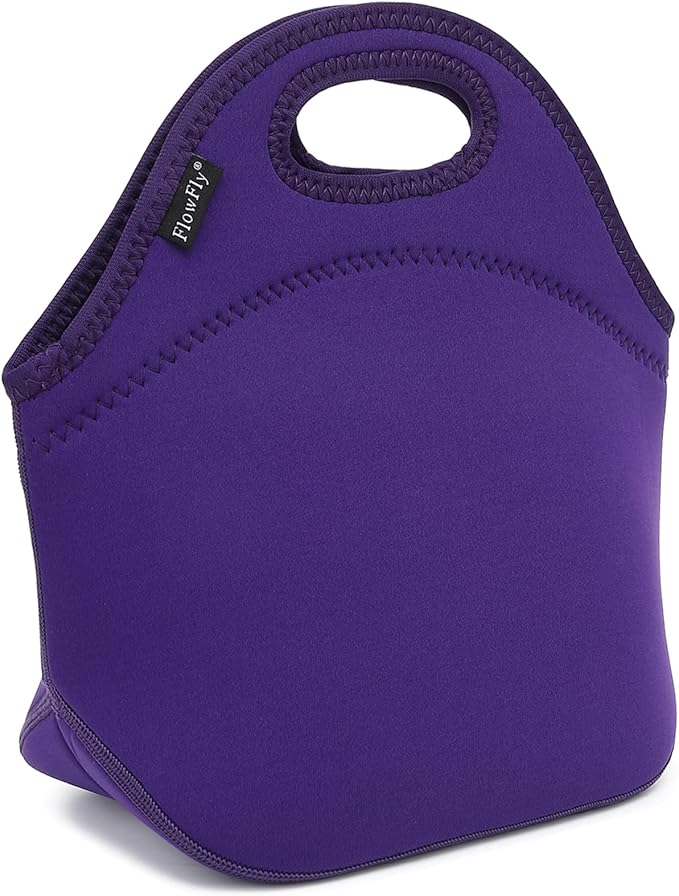 FlowFly Neoprene Kids Lunch box Insulated Soft Bag Mini Cooler Thermal Meal by FlowFly