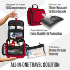 VENTURE 4TH Hanging Travel Toiletry Bag - Image 5