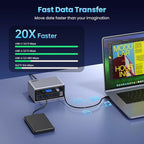 20-in-1 300W Charging Station, USB Docking Station Triple Display USB C Hub - Image 6