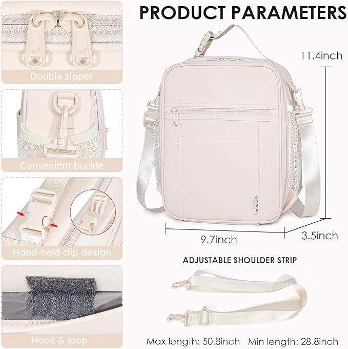 NOL Nylon Waterproof Kids Lunch Bag, Insulated Lunch Bag, Lunch box Cooler - Image 2