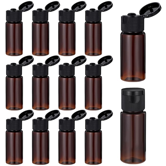 Travel Size Make up Sample Containers, 12 Pieces Plastic Mini Empty Toiletry by KALIONE