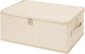 ANMINY Storage Bins with Zipper Lids 13 Qt Lidded Fabric Storage Boxes Baskets by ANMINY
