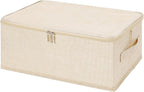 ANMINY Storage Bins with Zipper Lids 13 Qt Lidded Fabric Storage Boxes Baskets by ANMINY
