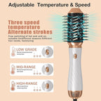 6 in 1 Hair Dryer Brush, Upgrade Detachable Blow Dryer Air Styler Wrap Curler, Hot Air Brush Curly Twist Curling Iron, Negative Ion Blow Dryer Hot Styler, Travel Hair Styling Tool