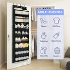 FENTEC 1 Pack 8 Shelves Over The Door Shoe Organizer, Shoe Rack - Image 6