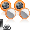 2025 New Air Tracker Tag-4 Pack, Replaceable Battery, Key Finder and Item by Tukio
