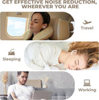Ear Plugs for Sleeping: Reusable Earplugs for Sleep, Snoring Blocking, 2 Pairs - Image 6