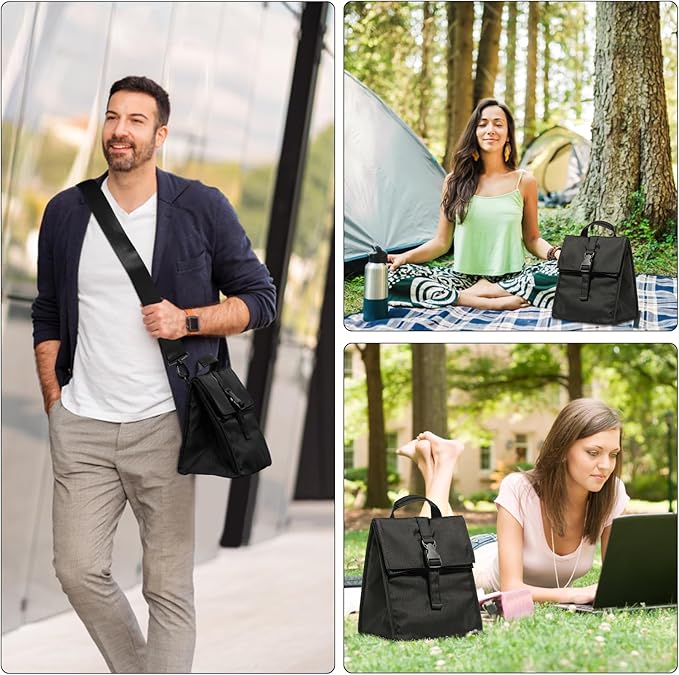 Insulated Foldable Lunch Bag- Lightweight Portable - Image 6
