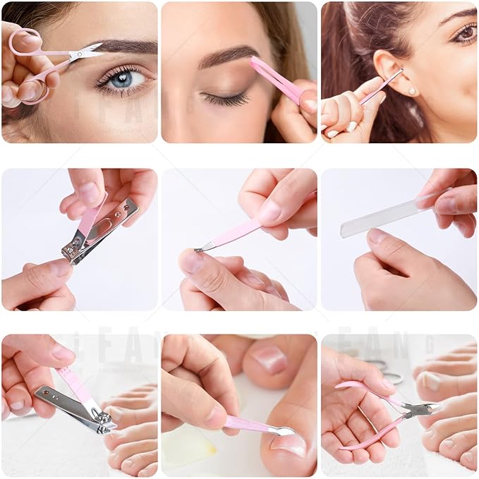 Women' Manicure Set Pedicure Kit Nail Clippers Set Fingernail Clipper Set - Image 3