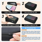 BAGAIL 4 Set/6 Set/8 Set Compression Packing Cubes Travel Accessories - Image 4
