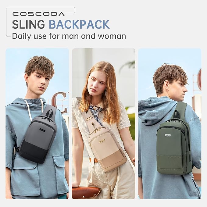 Sling Bag for Men, Anti-theft Crossbody Bag - Image 2