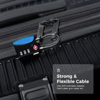 pack all TSA Approved Cable Luggage Locks, 3 Digit Combination Padlocks - Image 3