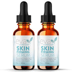 Eva Naturals Skin Firming Serum with Hyaluronic Acid, Vitamin C, and Niacinamide for Face - 2 Pack