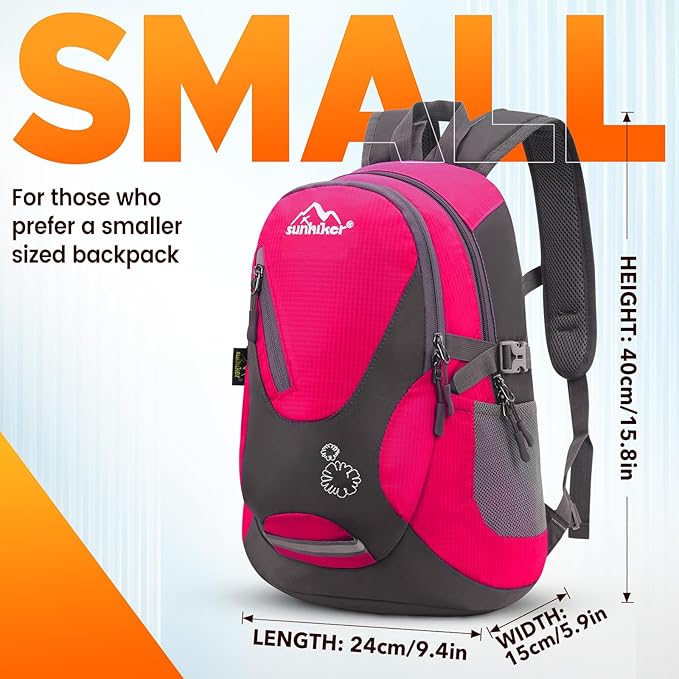 sunhiker Small Cycling Hiking Backpack Water Resistant Travel Backpack - Image 3