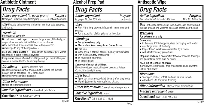 Be Smart Get Prepared 85 Piece First Aid Kit: Clean, Protect Minor Cuts - Image 9