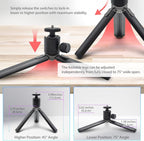 Kado Metal Portable Monitor Stand Tripod, 100x100mm 75x75mm Wall/Arm Mount - Image 5