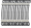 20 pcs 6 inch 3mm Thickness Stainless Steel Wire Cable by Bytiyar