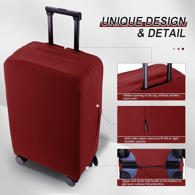Travel Luggage Cover Suitcase Protector Scratch-Resistant Fit 19-31 Inch - Image 3