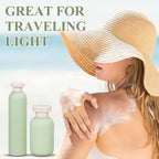 ASEVAT 8.8oz 4Pcs Plastic Refillable Travel Shampoo And Conditioner Bottles - Image 3