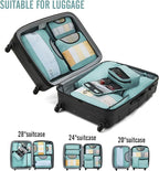 Veken 8 Set Packing Cubes for Travel Essentials, Suitcase Organizer Bags in 4 - Image 6
