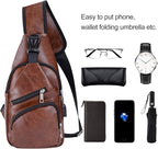 AMJ Crossbody Sling Bag Men Women, Casual Shoulder Backpack, Chest Daypack - Image 6