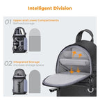K&F CONCEPT Camera Sling Bag Crossbody Bag Camera Shoulder Backpack - Image 3