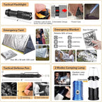 Survival Kit, Emergency Kit for Earthquake, Outdoor Adventure, Gifts for Men - Image 4