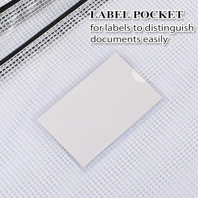 Sooez 20 Pack Mesh Zipper Pouch - Image 3