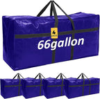4 Pcs 66 Gallon Large Moving Bags by Clysee