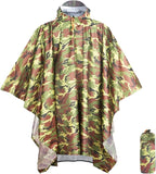 ANYOO Hooded Rain Poncho for Adults Waterproof Lightweight Rain Coat for Men by Anyoo