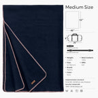 100% Wool Blanket, Military Wool Blanket, Sporting Events, Survival Kits，Navy - Image 6