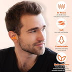 TrelaCo 100 Pairs Ear Plugs Bulk, NRR 29dB Reusable Silicone Ear Plugs - Image 3