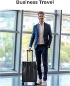 BAGSMART Expandable Carry On Luggage 22x14x9 Airline Approved, 1OO% PC - Image 2