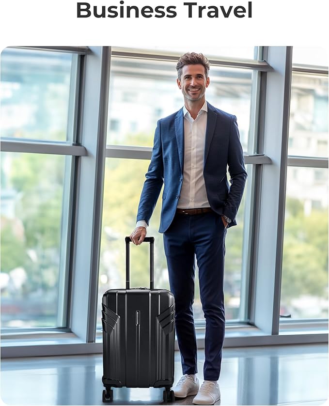 BAGSMART Expandable Carry On Luggage 22x14x9 Airline Approved, 1OO% PC - Image 2