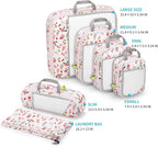 Compression Packing Cubes, Gonex Extensible Storage Mesh Bags Organizers - Image 4