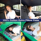 Travel & Camping Comfortable Memory Foam Pillow – Easy to Carry Portable Bag – - Image 4