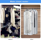 Clear Garment Storage with 4" Gusseted Hanging Covers - Image 6