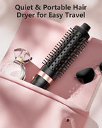 Hot Air Brush, Updated Version Thermal Brush & Hair Dryer Brush One Step Volumizer, High-Speed 1.5 Inch Negative Ion Blowout Express Thermal Round Brush Salon-Quality Blowouts, Hair Shinier & Smoother