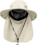 PFFY Sun Bucket Hats for Men Women 3” Wide Brim UPF 50+ Fishing & Beach Hat by PFFY