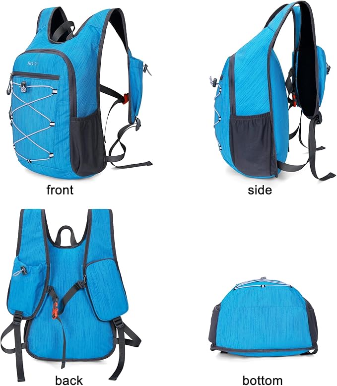 BOVIP 20L Hiking Backpack Lightweight Packable Hiking Daypack Small Travel - Image 6