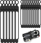 Nearockle Silicone Cable Ties Cord Organizer by ELECTRONICSORGANIZATION