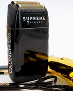 Supreme Trimmer 2-in-1 Crunch Lite Foil Shaver & DLC T-Shaper Trimmer Set | ST5206 Beard Trimmer STF600 Electric Razor | Travel or at Home Hair Cutting Kit | Black
