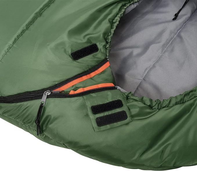 Amazon Basics 20°F Cold Weather Mummy Sleeping Bag, 82 Inches x 33 Inches - Image 5