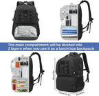 Laptop Lunch Backpack for Men - 40L Large Capacity Work Backpack - Image 3