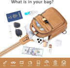 Sling Bag for Women Cross Body Purse Fanny Pack Sling Backpack Vegan Leather - Image 7