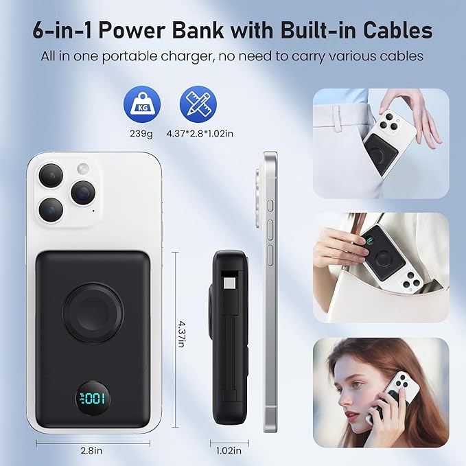 Magnetic Portable Charger for iPhone - Image 6