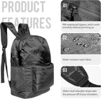 pack all 20L Lightweight Packable Backpack, Water Resistant Foldable Backpack - Image 3