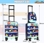 Weewooday Kids Luggage and Backpack 18" Suitcase - Image 3